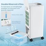 COSTWAY Catherine – Rafraîchisseur d’Air Mobile 3-en-1 2,8 L 60 W – Image 5