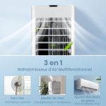 COSTWAY Catherine – Rafraîchisseur d’Air Mobile 3-en-1 2,8 L 60 W – Image 3