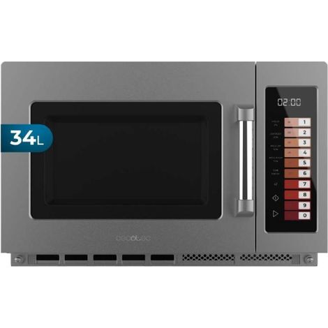Cecotec FlatPro 3400 – Micro-Ondes Professionnel 34 L 2100 W (5) Cecotec FlatPro 3400 – Micro-Ondes Professionnel 34 L 2100 W – Image 1