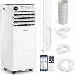 Costway Climatiseur Mobile 9000 BTU – Wi-Fi, Déshumidification