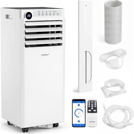 Costway Climatiseur Mobile 9000 BTU – Wi-Fi, Déshumidification (5) Costway Climatiseur Mobile 9000 BTU – Wi-Fi, Déshumidification – Image 1