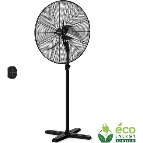 Fanelite - Ventilateur sur pied FS65-DC - Moteur DC - Hélice 65 cm - 6 vitesses - Hauteur ajustable - Professionnel - Très fort débit d'air (3) Fanelite FS65 DC – Ventilateur Sur Pied 65 cm 6 Vitesses – Image 1