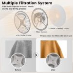 GOPLUS – Sèche-linge Pompe à Chaleur 4 kg 800 W Compact avec Filtration Multiple – Image 5