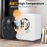 GOPLUS – Sèche-linge Pompe à Chaleur 4 kg 800 W Compact avec Filtration Multiple – Image 2