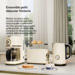 Klarstein Victoria – Set Petit-Déjeuner 3 Pièces Rétro Noir – Image 3