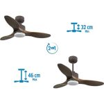 KlassFan Ouray – Ventilateur de Plafond Réversible 223 cm Wi-Fi – Image 3