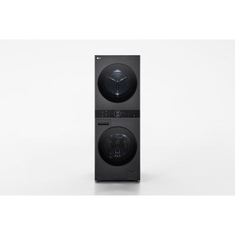 LG (1) LG WashTower WT1210BBFAPBQKIS – Lave-linge Séchant 12 kg / 10 kg AI DD Noir – Image 1