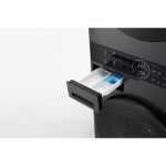 LG WashTower WT1210BBFAPBQKIS – Lave-linge Séchant 12 kg / 10 kg AI DD Noir – Image 4