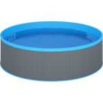 Piscine Tubulaire Gris 350 x 90 cm avec Écumoire et Pompe de Filtration – Image 3