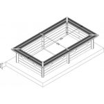 Ubbink Azura – Piscine en Bois Rectangulaire 490 x 300 x 120 cm – Image 4