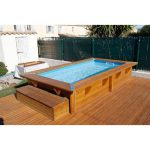 Ubbink Azura – Piscine en Bois Rectangulaire 490 x 300 x 120 cm – Image 2