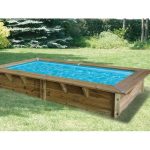 Ubbink Azura – Piscine en Bois Rectangulaire 490 x 300 x 120 cm