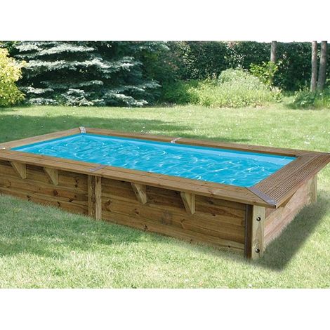 Ubbink Azura – Piscine en Bois Rectangulaire 490 x 300 x 120 cm (4) Ubbink Azura – Piscine en Bois Rectangulaire 490 x 300 x 120 cm – Image 1