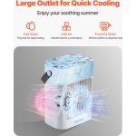 VEVOR Climatiseur Portable 4-en-1 – 700 ml, 3 Vitesses – Image 2