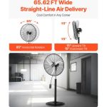 VEVOR – Ventilateur Industriel Sur Pied 688 mm 3 Vitesses – Image 3