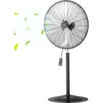 VEVOR – Ventilateur Industriel Sur Pied 688 mm 3 Vitesses
